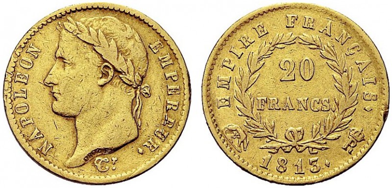 MONETE ITALIANE REGIONALI
ROMA
Napoleone I Imperatore, 1804-1814. 20 Franchi 1...