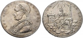MONETE ITALIANE REGIONALI
ROMA
Leone XII (Annibale Sermattei della Genga), 1823-1829. Scudo 1826 a. III. Ar Simile a precedente. Pag. 132a; Gig. 10....