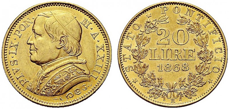 MONETE ITALIANE REGIONALI
ROMA
Pio IX (Giovanni Maria Mastai Ferretti), 1846-1...