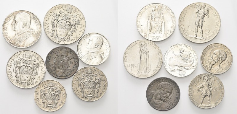 * MONETE ITALIANE REGIONALI
ROMA
Pio XI (Achille Ratti), 1929-1938. Serie comp...
