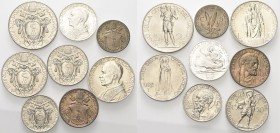* MONETE ITALIANE REGIONALI
ROMA
Pio XII (Eugenio Pacelli), 1939-1958. Serie completa di 8 valori 1939 a. I. Gig. 235. Rara. FDC