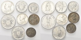 * MONETE ITALIANE REGIONALI
ROMA
Pio XII (Eugenio Pacelli), 1939-1958. Serie completa di 8 valori 1940 a. II. Gig. 236. Rara. FDC