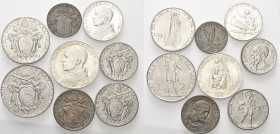 * MONETE ITALIANE REGIONALI
ROMA
Pio XII (Eugenio Pacelli), 1939-1958. Serie completa di 8 valori 1941 a. III. Gig. 237. Rarissima. FDC Coniate 1.00...