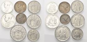 * MONETE ITALIANE REGIONALI
ROMA
Pio XII (Eugenio Pacelli), 1939-1958. Serie completa di 8 valori 1942 a. IV. Gig. 238. Molto Rara. FDC