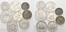 * MONETE ITALIANE REGIONALI
ROMA
Pio XII (Eugenio Pacelli), 1939-1958. Serie completa di 8 valori 1946 a. VIII. Gig. 242. Rarissima. FDC Coniate 1.0...