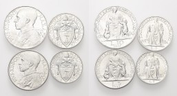 * MONETE ITALIANE REGIONALI
ROMA
Pio XII (Eugenio Pacelli), 1939-1958. Serie completa di 4 valori 1947 a. IX. Gig. 243. q. FDC