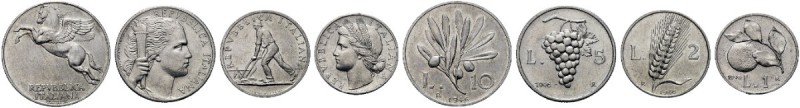 MONETE ITALIANE REGIONALI
ROMA
Repubblica Italiana, dal 1946. Serie 1946 compo...