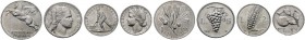 MONETE ITALIANE REGIONALI
ROMA
Repubblica Italiana, dal 1946. Serie 1946 composta da 10 Lire, 5 Lire, 2 Lire e Lira. Italma Gig. 229, 277, 324 e 361...