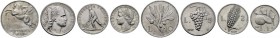 MONETE ITALIANE REGIONALI
ROMA
Repubblica Italiana, dal 1946. Serie 1947 composta da 10 Lire, 5 Lire, 2 Lire e Lira. Italma Gig. 230, 278, 325 e 362...