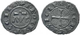 MONETE ITALIANE REGIONALI
SICILIA
Federico II Re e Imperatore, 1197-1250. Mezzo Denaro. Mi gr. 0,42 Simile a precedente. Spahr -; M.E.C. 554; MIR 11...