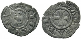 MONETE ITALIANE REGIONALI
SIENA
Repubblica, sec. XII-1390. Denaro piccolo, 1318-1325. Mi gr. 0,48 Nel campo S. Rv. Croce patente. CNI 64; MIR 496. M...