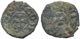 MONETE ITALIANE REGIONALI
TREVISO
Enrico II conte di Gorizia, 1319-1323. Denaro. Mi gr. 0,21 COMES GOR Croce. Rv. TARVISIVM. Biaggi:2709 var.; Perin...