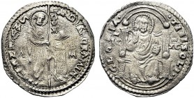 MONETE ITALIANE REGIONALI
VENEZIA
Andrea Vendramin doge LXXI, 1476-1478. Marcello. Ar gr. 3,20 ANDVENDRAMI SMVENETI San Marco stante a s., porge il ...