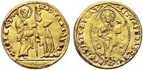 MONETE ITALIANE REGIONALI
VENEZIA
Leonardo Loredan doge LXXV, 1501-1521. Ducato. Au gr. 3,49 LEONAR LAVRED Tipo solito. Paol. 1; Fried. 1242 Buon BB