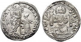 MONETE ITALIANE REGIONALI
VENEZIA
Leonardo Loredan doge LXXV, 1501-1521. Marcello, sigle P C. Ar gr. 3,22 LEONAR LAV REDAN Tipo solito. Paolucci 3. ...