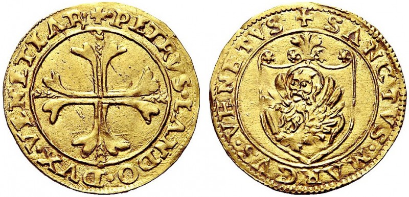 MONETE ITALIANE REGIONALI
VENEZIA
Pietro Lando doge LXXVIII, 1539-1545. Scudo ...