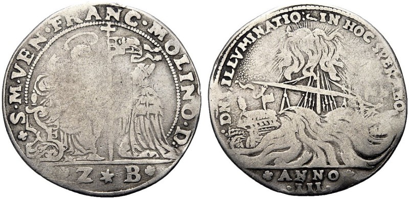 MONETE ITALIANE REGIONALI
VENEZIA
Francesco Molin doge XCIX, 1646-1655. Osella...