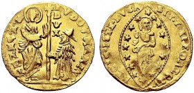 MONETE ITALIANE REGIONALI
VENEZIA
Ludovico Manin doge CXX, 1789-1799. Zecchino. Au gr. 3,53 LVD MANIN S M VENET Tipo solito. Paol. 14; Fried. 1445. ...
