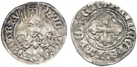 MONETE DEI SAVOIA

Ludovico, 1440-1465. Mezzo grosso - II Tipo. Ar gr. 1,42 Scudetto sabaudo inclinato, con elmo, cimiero e lambrecchini frontale. R...