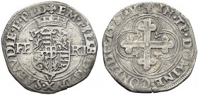 MONETE DEI SAVOIA

Emanuele Filiberto Duca, 1559-1580. Bianco 1577, zecca di Vercelli. Ar gr. 4,51 Simile a precedente, sigla V al rv. Biaggi 438; M...