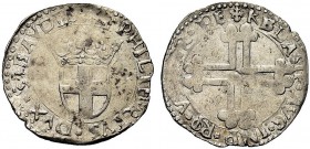 MONETE DEI SAVOIA

Emanuele Filiberto Duca, 1559-1580. 2 Grossi, I Tipo. Ar gr. 3,17 E PHILIBERTVS DVX SABAVDI Scudo sabaudo con corona di 5 fioroni...