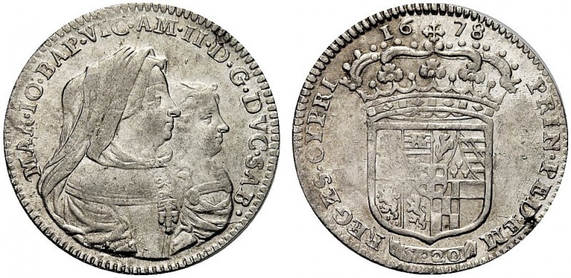 MONETE DEI SAVOIA

Vittorio Amedeo II, 1675-1730, Reggenza della Madre, 1675-1...