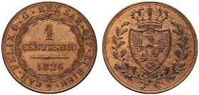 MONETE DEI SAVOIA

Vittorio Emanuele II, Re Eletto, 1859-1861. Centesimo 1826, Bologna. Æ Valore e data entro corona di lauro. Rv. Scudo coronato, c...