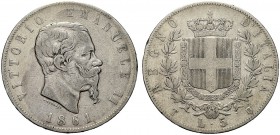MONETE DEI SAVOIA

Vittorio Emanuele II, Re d’Italia, 1861-1878. 5 Lire 1861 Torino. Ar Testa nuda a d. Rv. Stemma di Savoia coronato con il Collare...