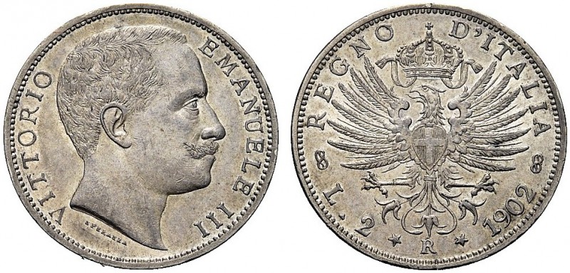 MONETE DEI SAVOIA

Vittorio Emanuele III, Re d’Italia, 1900-1943. 2 Lire 1902 ...
