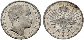 MONETE DEI SAVOIA

Vittorio Emanuele III, Re d’Italia, 1900-1943. 2 Lire 1906 Aquila Sabauda. Ar Come precedente. Pag. 730; Gig. 94. Più di SPL