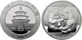 MONETE STRANIERE
CINA
dal 1949. 10 Yuan 2009 Panda. Ar gr. 31,1 PROOF