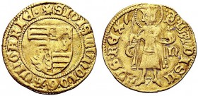 MONETE STRANIERE
UNGHERIA
Sigismondo, 1387-1437. Ducato. Au gr. 3,43 Fried. 11. Raro. BB