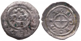 Brescia - A nome di Federico II (1186-1257) Denaro Scodellato - Ag gr.0,42 
BB/SPL