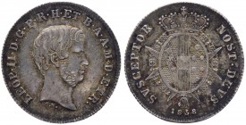 Firenze - Leopoldo II di Lorena (1824-1859) Paolo 1858 - Ag gr.2,65 
SPL+