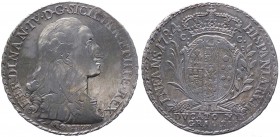 Regno di Napoli - Ferdinando IV (1759-1816) Ducato da 100 Grana 1784 - (RR) MOLTO RARA - Ag gr.22,43 
qSPL