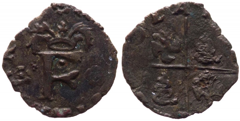 Milano - Filippo II (1556-1598) Trillina - Mir.335/2 - (R) RARA gr.0,52 
BB/SPL