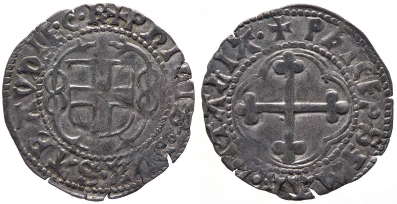 Filiberto I (1472-1482) Grosso - Mir.200d - (R) RARA - Mi gr.2,31 
SPL+