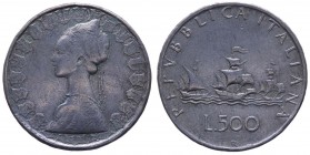 Monetazione in Lire (1946-2001) 500 Lire Caravella - FALSO D'EPOCA in Antimonio
n.a.