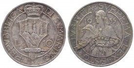 Vecchia Monetazione (1864-1938) 10 Lire 1935 - Ag
qFDC
