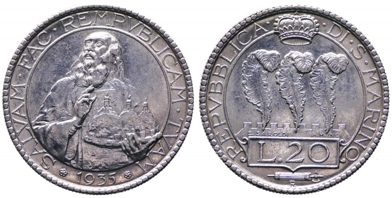 Vecchia Monetazione (1864-1938) 20 Lire 1935 - Ag
n.a.