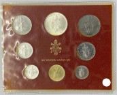 Serie Divisionale Vaticano composta da 8 Valori compreso 500 Lire in Ag - Anno 1974 XII
n.a.