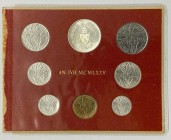 Serie Divisionale Vaticano composta da 8 Valori compreso 500 Lire in Ag - Anno 1976 XIV
n.a.
