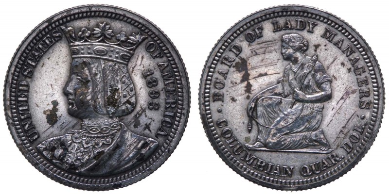 1/4 di Dollaro 1893 - Ag
n.a.