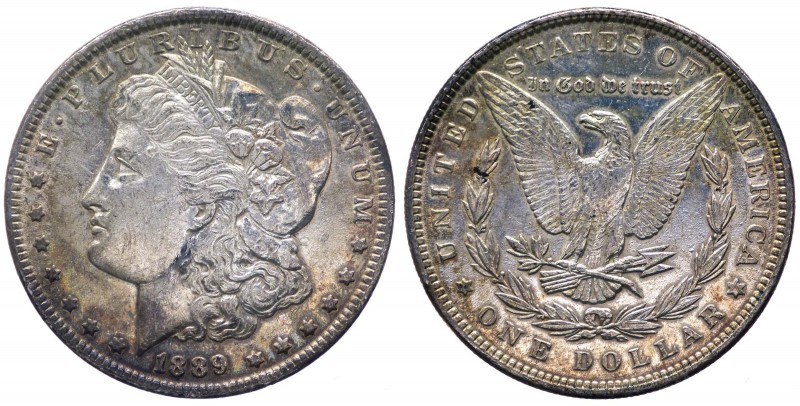 1 Dollaro "Morgan" 1889 Philadelphia - Ag - Patina
n.a.