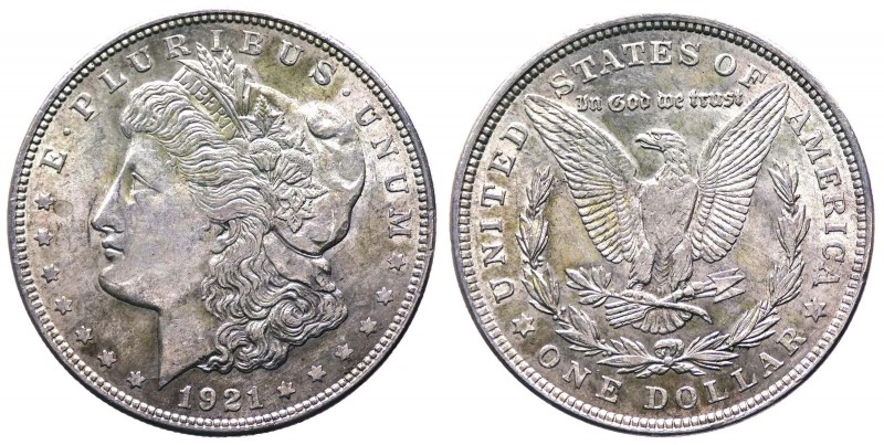 1 Dollaro "Morgan" 1921 Philadelphia - Ag - Patina
n.a.