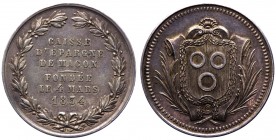 Francia - Caisse d'Epargne de Magon - Fondee Le 4 Mars 1834 - Ag gr.11,88 Ø mm32 
n.a.