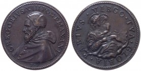 Gregorio XIII (1572-1585) Medaglia Anno I - Ae gr.14,42 Ø mm30 
n.a.