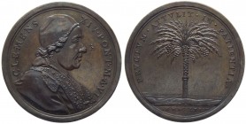 Clemente XIV (1769-1775) Medaglia anno VI - Ae gr.25,43 Ø mm40 
n.a.