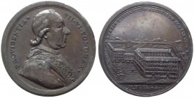 Pio VI (1775-1799) Medaglia 1781 Anno VII "Ospizio dei Fanciulli a Foligno" - (RR) MOLTO RARA - Mazio 519 - Ae gr.38,60 Ø mm41 
n.a.