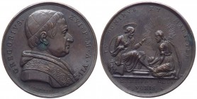Gregorio XVI (1831-1846) Medaglia "Lavanda dei Piedi" Anno VII (1837) - Patrignani 51 - Ae gr.14,80 Ø mm32 
n.a.
